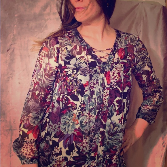 Lucky Brand Floral Blouse - Picture 1 of 3